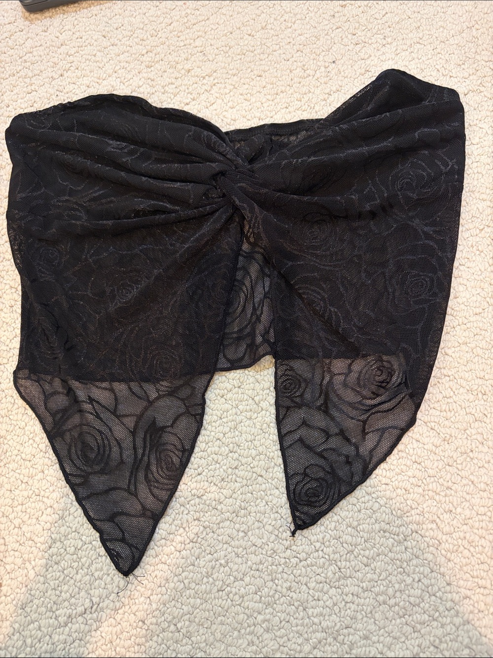 Black Lace Going Out Top